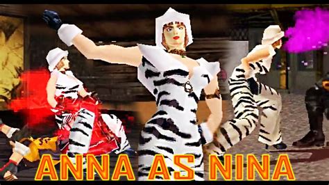 TAS Anna With Nina S Moves Gameplay Tekken 3 Remake Requested