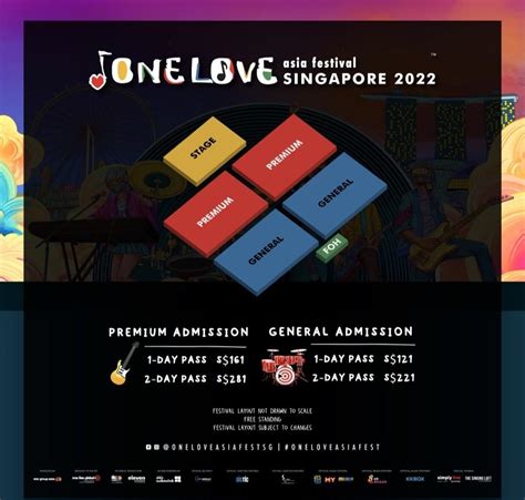 One Love Ticket Asia Festival Singapore 2022, Tickets & Vouchers, Event ...