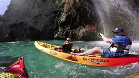 Ruta Kayak Por Los Acantilados Nerja Maro Educare Aventura Youtube