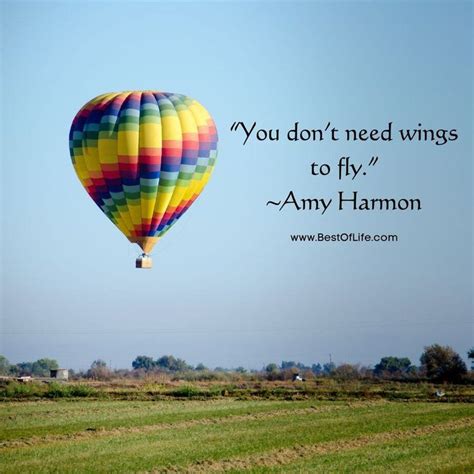 Air Balloon Quotes Rainbow Hot Air Balloon Quote Canvas Print For