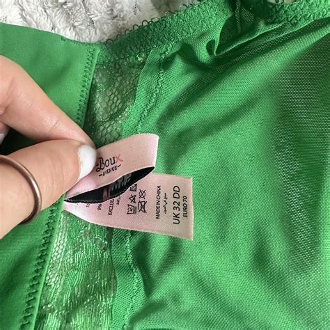 Bright Green Lace Lingerie Top From Boux Depop