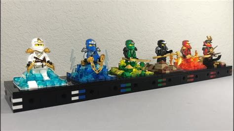 Lego Ninjago Minifig Display Mocs Youtube