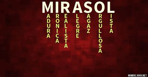 Qué Significa Mirasol