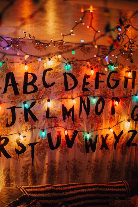 Stranger Things Party Decorations Byers Living Room Wallpaper” Diy