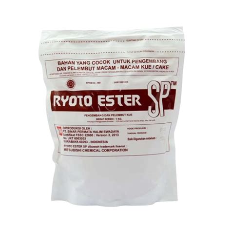 Jual Ryoto Ester SP Pelembut Kue 1Kg Shopee Indonesia