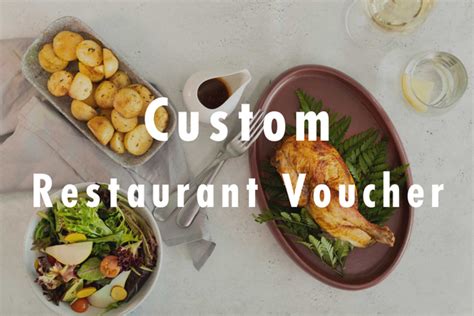 Custom Restaurant Voucher Pullman Magenta Shores