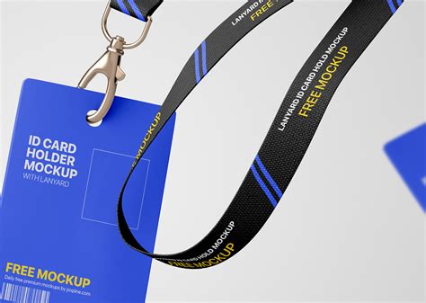 Free Employee ID Card Holder Mockup :: Behance