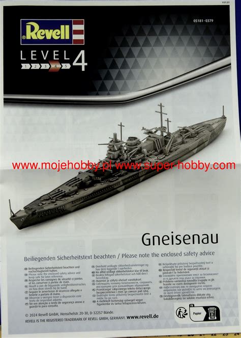 Battleship Gneisenau - Model Set Revell 65181