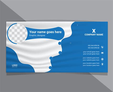 Modern Business Corporate Company Identity professional email signature