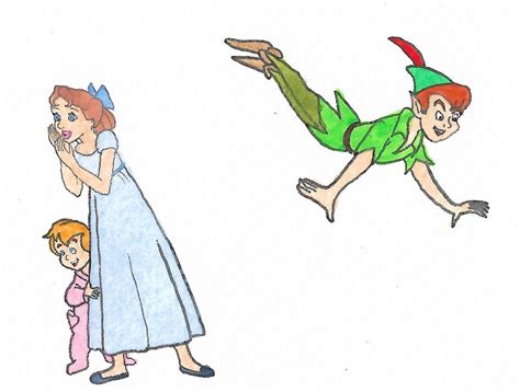 Peter Pan Michael And Wendy By Brazilianferalcat On Deviantart