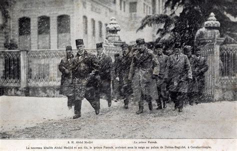 Ottoman Empire Last Caliph Abdulmejid Effendi Begins His Duty