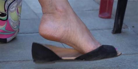 Candid Blonde In Dangling Flats W Feet Tnaflix