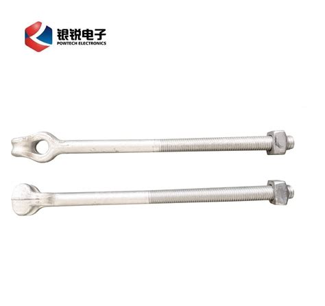 Hot Dip Galvanized Straight Angled Forged Thimble Eye Pigtail Bolt And