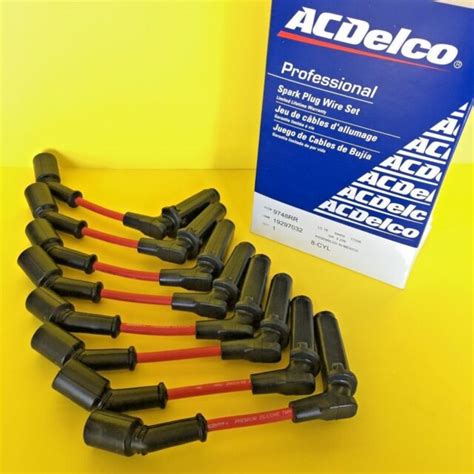 New Oem Acdelco Professional 9748rr Spark Plug Wire Set For Gm Vehicles Ebay