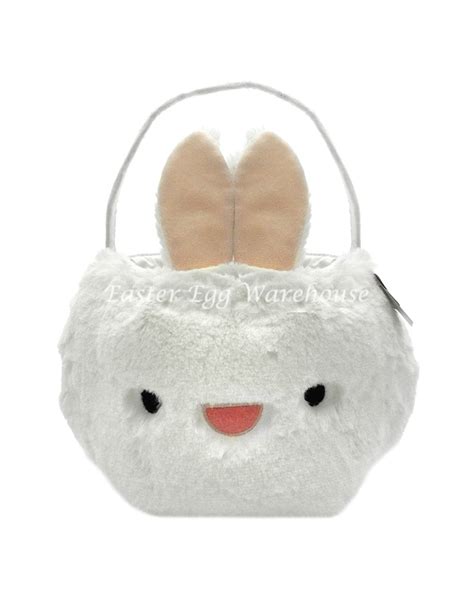 Fluffy Bunny Easter Basket Easter Egg Warehouse