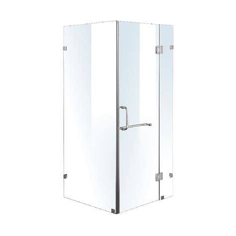 1100 X 1000mm Frameless 10mm Glass Shower Screen By Della Francesca