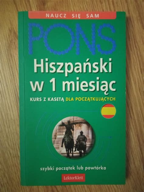 Kurs Hiszpański w jeden miesiąc PONS Gdańsk Kup teraz na Allegro