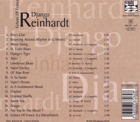 Echoes Of France Django Reinhardt