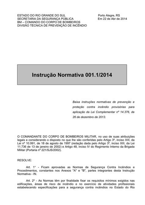 Pdf Instru O Normativa As Centrais Prediais De