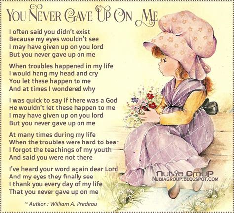 You never gave up on me in 2024 | Inspirational poems, You gave up ...