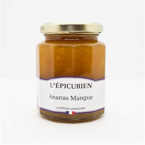 Confiture ananas mangue L épicurien Produite en France