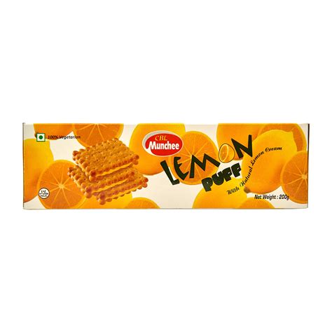 Munchee Cookies Lemon Puff 200 g Voilà Online Groceries Offers