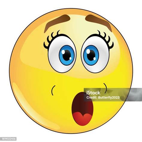 Emoji Yellow Oh What Happened Stock Illustration - Download Image Now ...