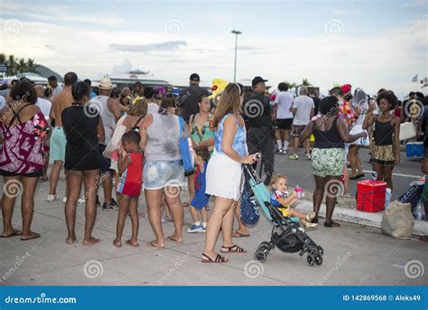 Festivities during the Carnival on Copacabana Editorial Stock Photo ...