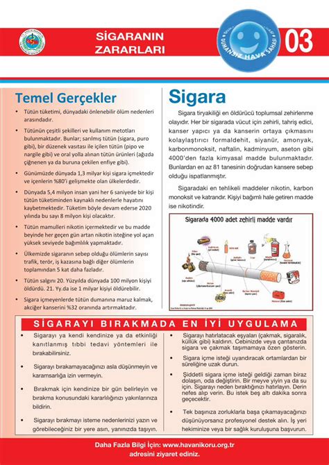 Pdf Sigaran N Zararlar Hakk Nda Bilgi Notu Dokumen Tips