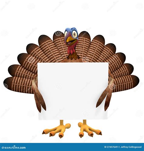 Toon Turkey Sign Stock Illustration Illustration Of Advertisement