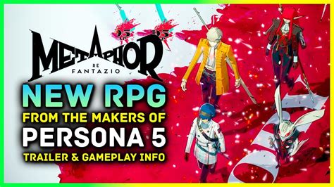 Metaphor Refantazio New Rpg From The Maker Of Persona Trailer