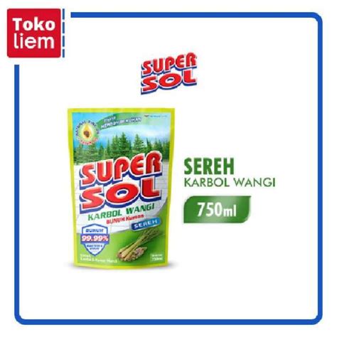 Jual Wing S Supersol Karbol Wangi Sereh Ml Di Seller Toko Liem