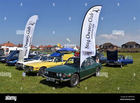 Cleveleys Lancashire Uk May 6th 2018 Cleveleys Classic Car Show At