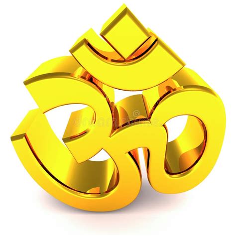 Om hindu religious symbol stock illustration. Image of sign - 24560994