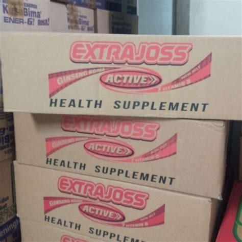 promo minuman energi extra joss active  pack isi  box   sachet