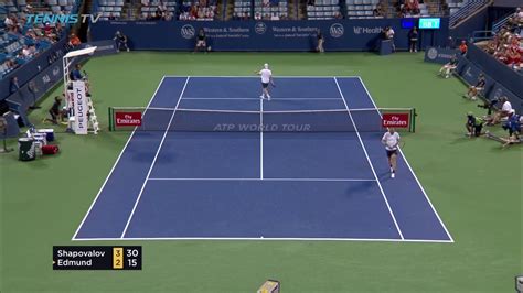 Hot Shot Great Hands And Anticipation From Shapovalov Youtube