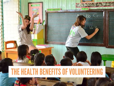 Health Benefits Of Volunteering