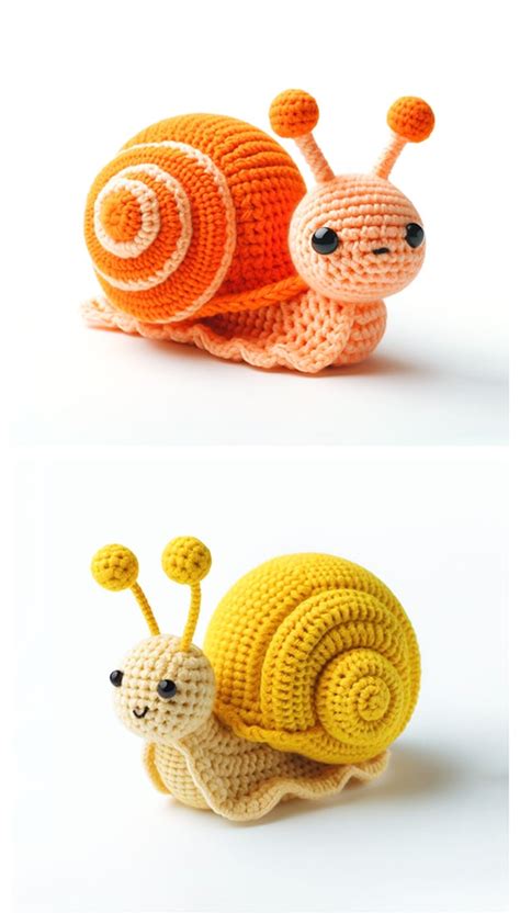 Amigurumi Snail Free Crochet Pattern Free Crochet Patterns