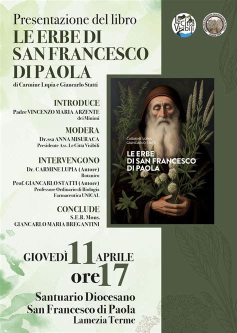 L Aprile Presentazione A Lamezia Del Libro Le Erbe Di San Francesco