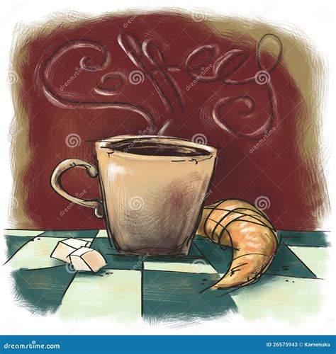 Morning Coffee Cartoon Stock Photos - Image: 26575943