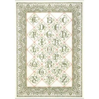 Ornate Border Alphabet SamplerSamplers By Thea Gouverneur