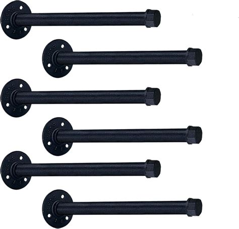 Amazon TLBTEK 6 Pcs 8inch Rustic Pipe Decor Industrial Shelf