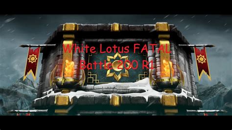 White Lotus Tower Fatal Battle 200 Round 1 Game Crash Мortal