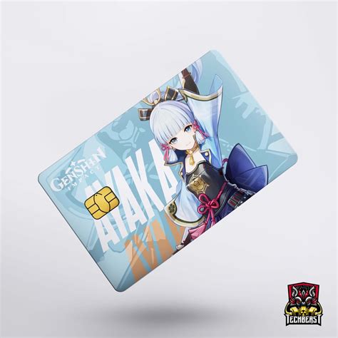 M Genshin Impact Card Skins Atm Debit Credit Beep Card Vinyl Sticker