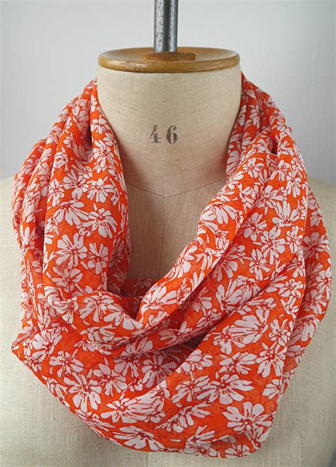 Foulard Floral Foulard Fleurs Foulard Femme Foulard Fait Main Cache