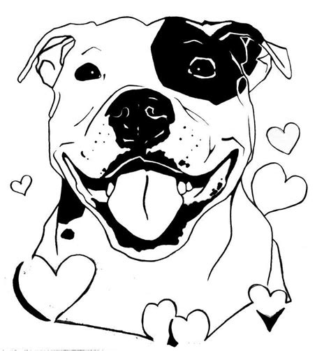 Image result for staffy drawings | Pitbull art, Pitbull drawing, Dog ...