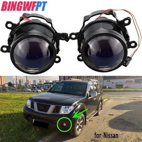 Hd Bi Xenon Fog Light Waterproof Projector Lens For Nissan Pathfinder