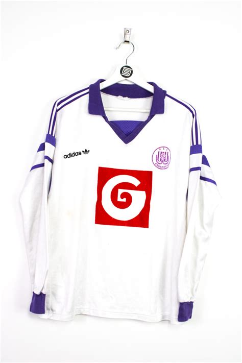 1987 88 RSC Anderlecht MATCH ISSUE L S Home Jersey 14 L RB