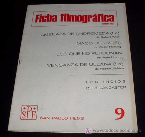 Ficha Filmográfica San Pablo Films Nº 9 Comprar Otras Revistas Y