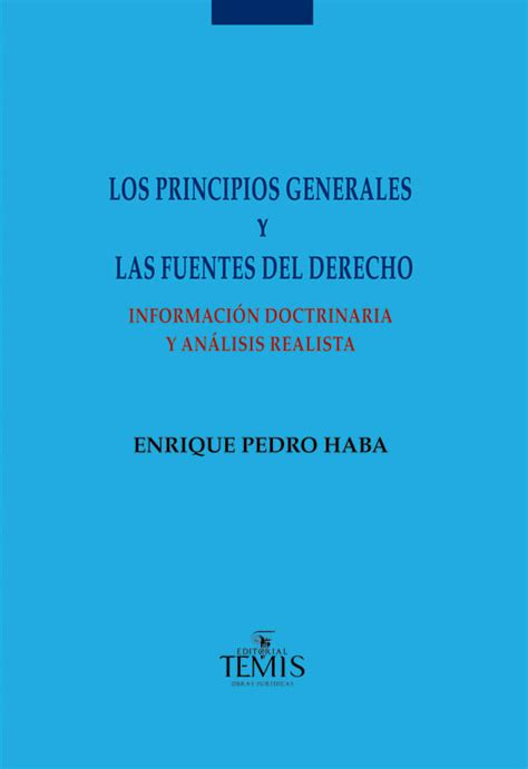 Los Principos Generales Y Las Fuentes Del Derecho Librería Lerner